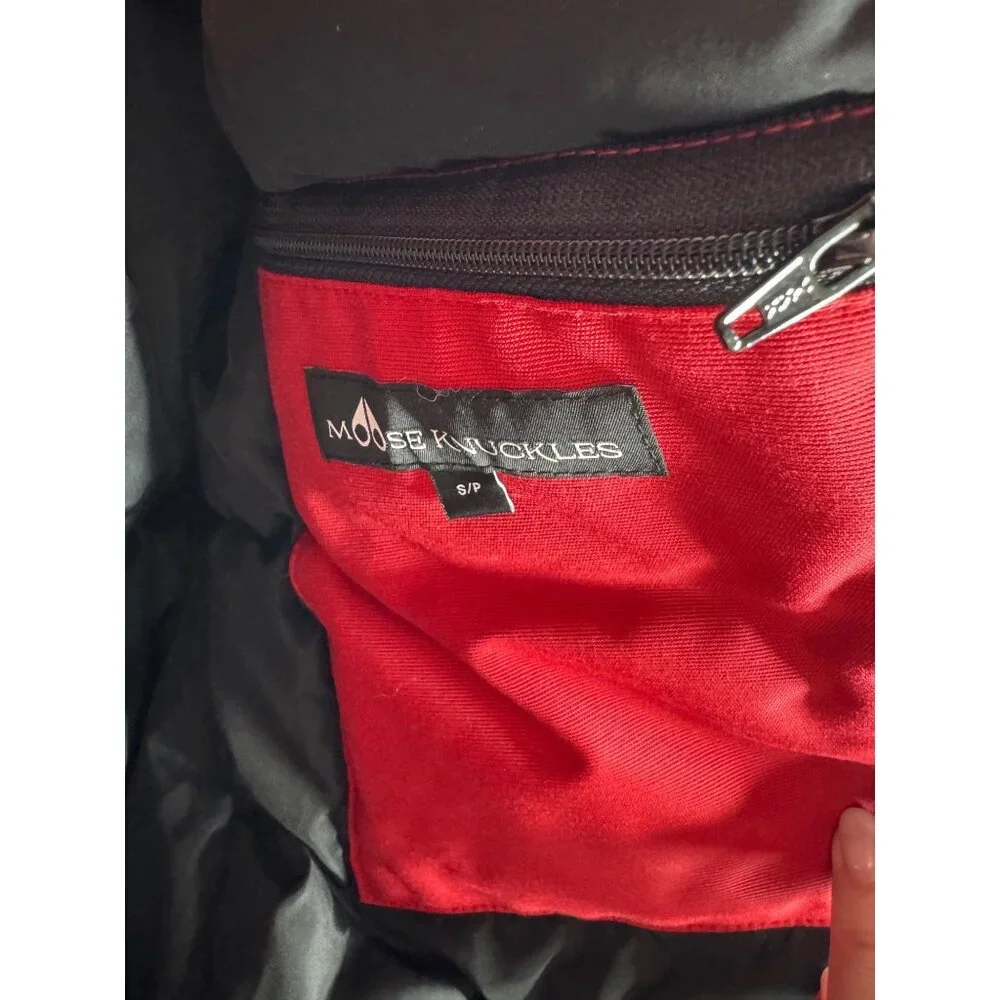 NWT Moose Knuckles Canada Down Parka Red Men's Size S Authentic